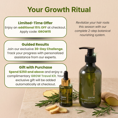 GROW Hair Bundle: Advanced Hair Growth Formula