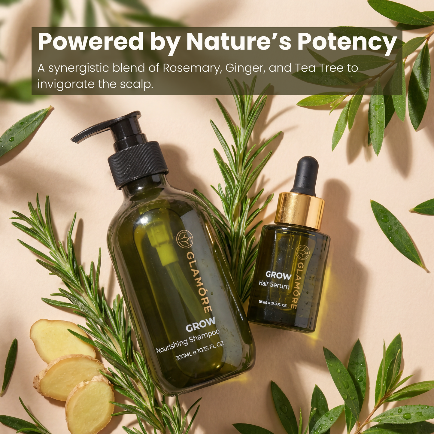 GROW Hair Bundle: Advanced Hair Growth Formula